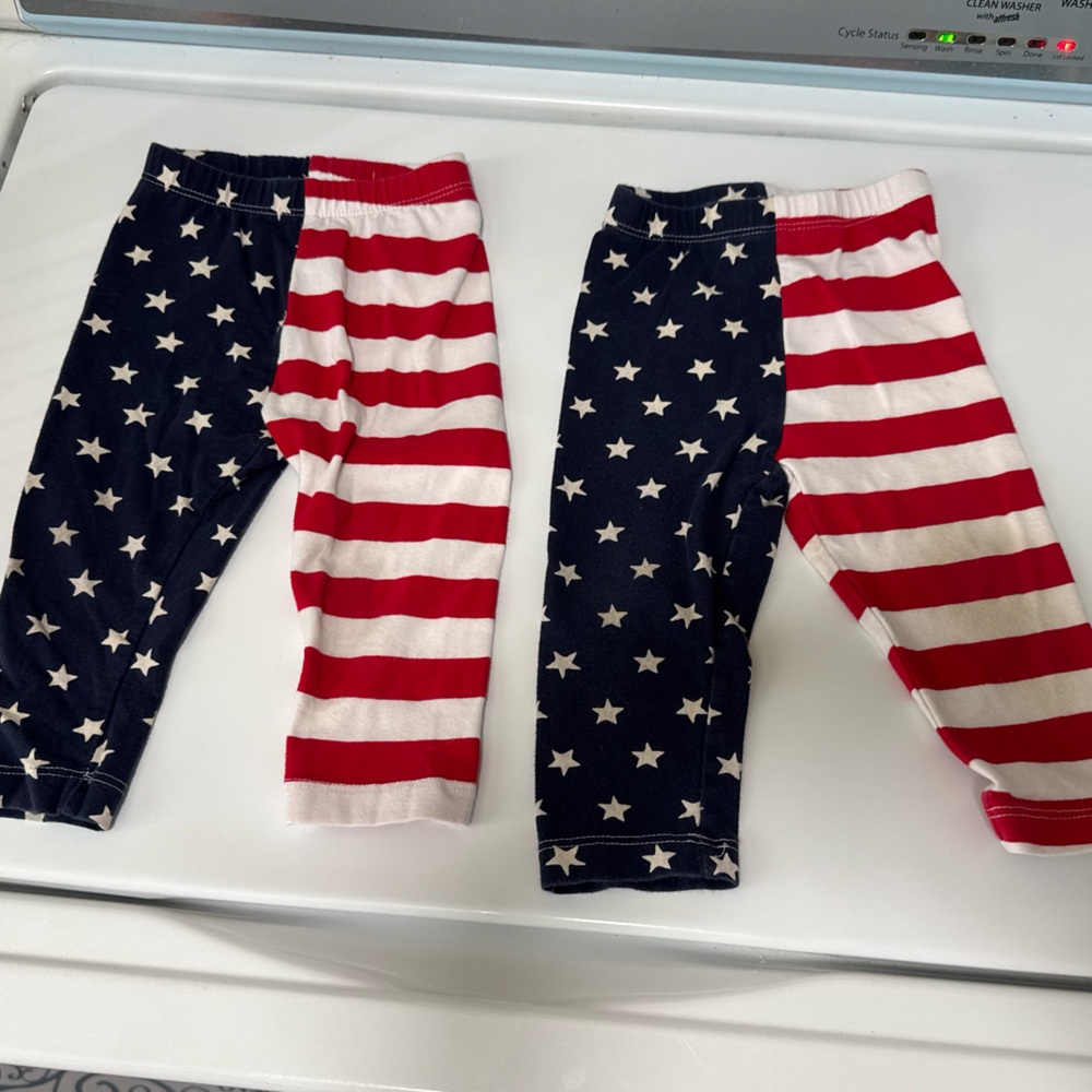 Old Navy USA leggings / PATRIOTIC pants! 🇺🇸❤️🤍💙